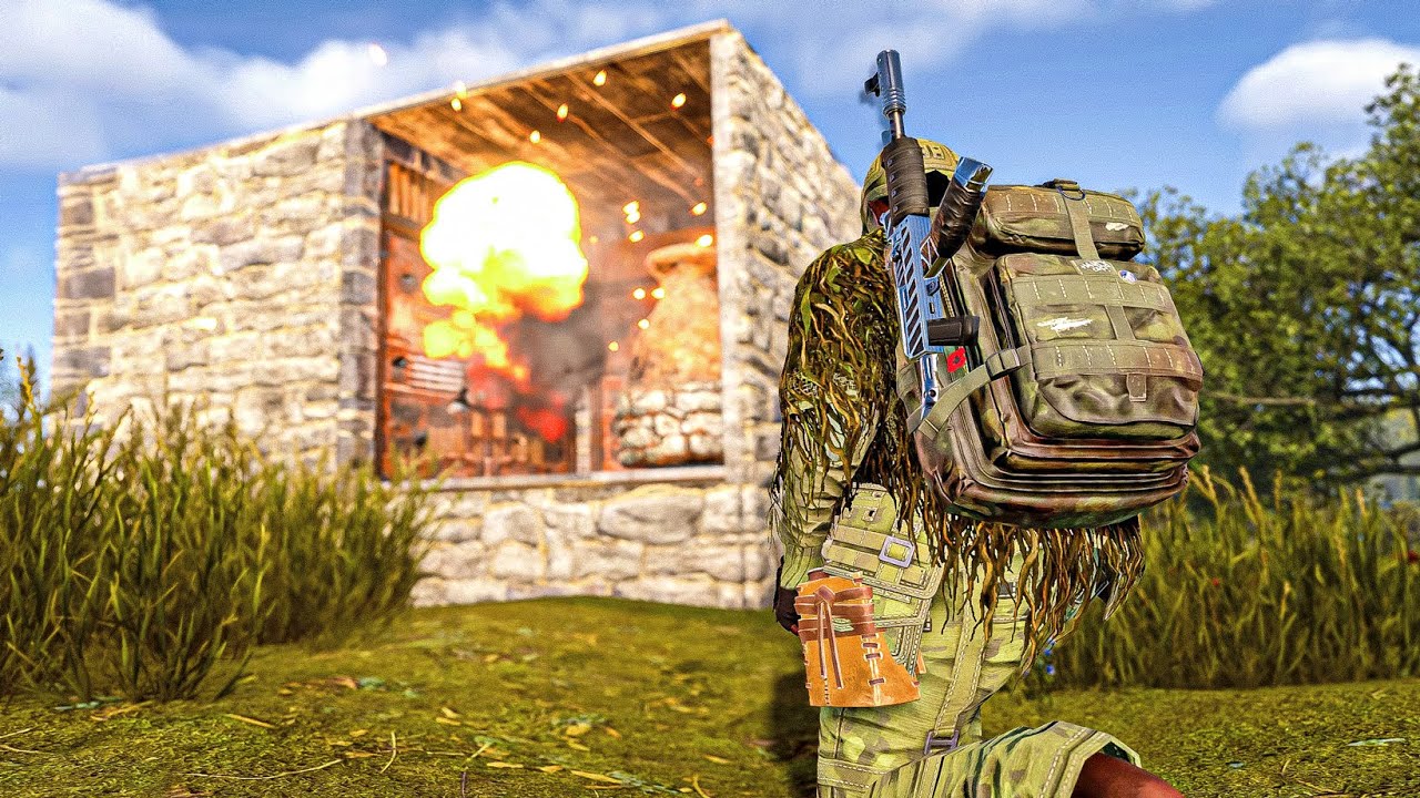 my first satchel raid made me smile - SOLO VANILLA RUST #8 S171