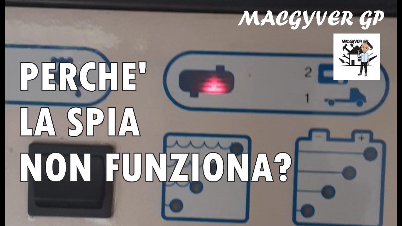 Come riparare la spia delle ACQUE GRIGIE e CHIARE - è come aggiustare una bambola - camper fai da te