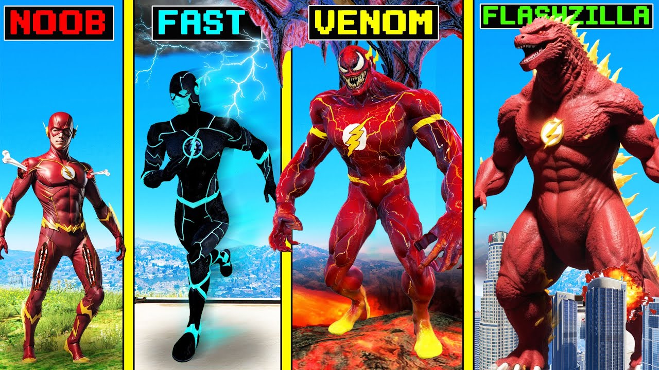 Upgrading FLASH to GODZILLA FLASH in GTA 5!