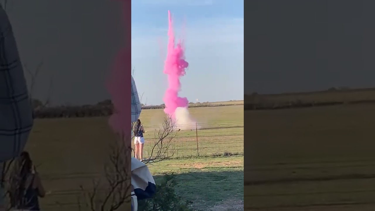 Gender reveal with tannerite 2021