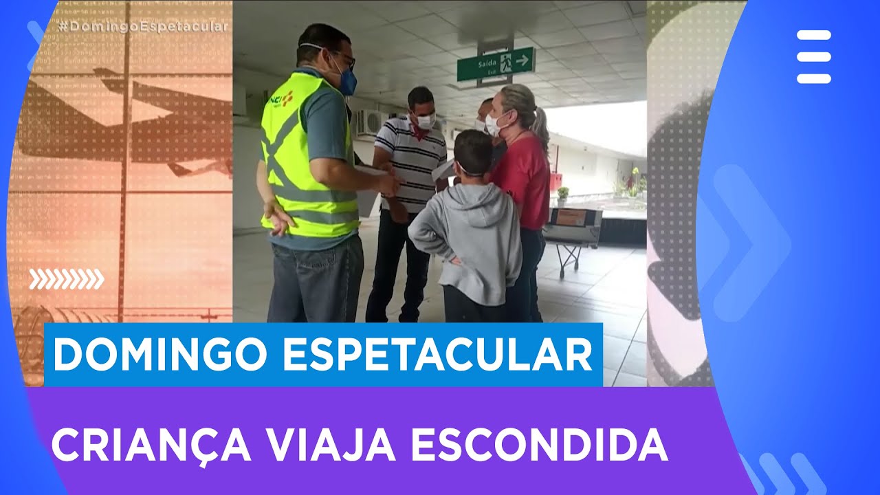 Criança de nove anos surpreende a família e viaja escondida dentro de avião para São Paulo