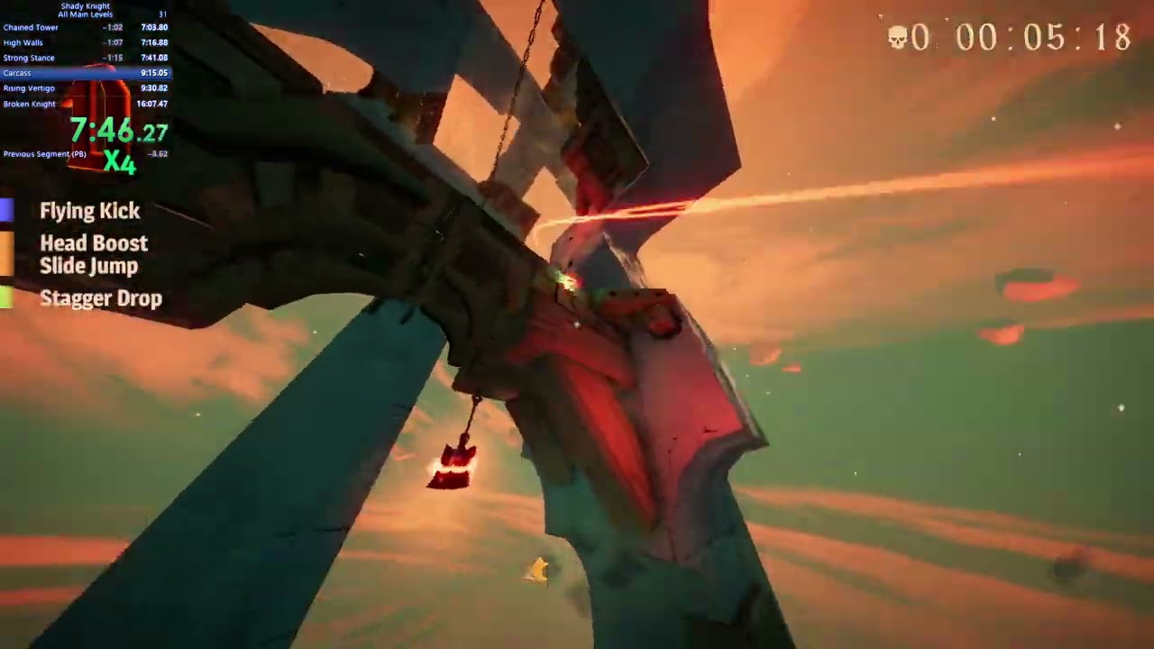 Shady Knight Speedrun: All Main Levels 14:10.43