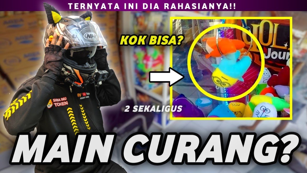 MASUKIN 2 KOIN SEKALIGUS PASTI DAPAT ? MESIN CAPIT BONEKA
