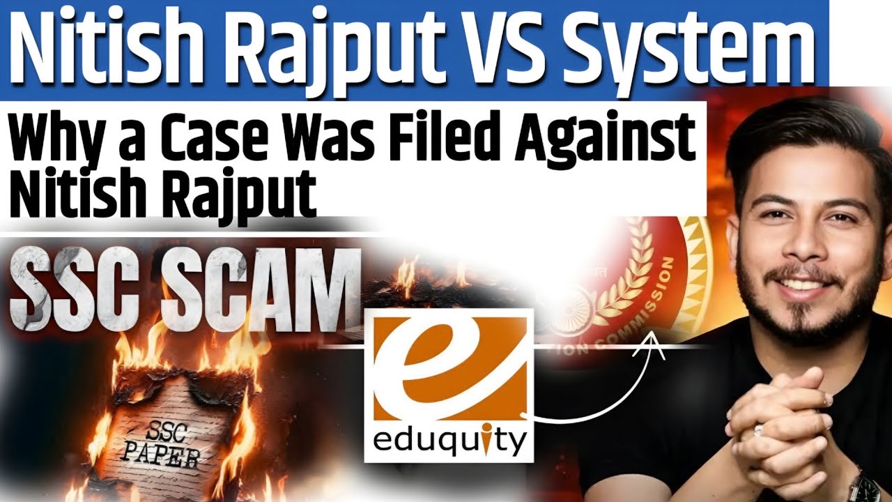 Case Filed Against Nitish Rajput | SSC Exam Video Controversy Explained