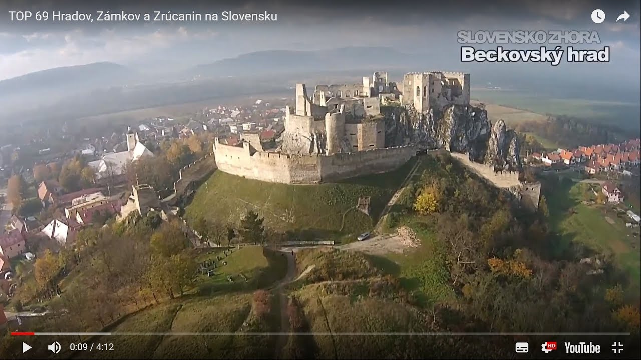 TOP 69 Hradov, Zámkov a Zrúcanin na Slovensku