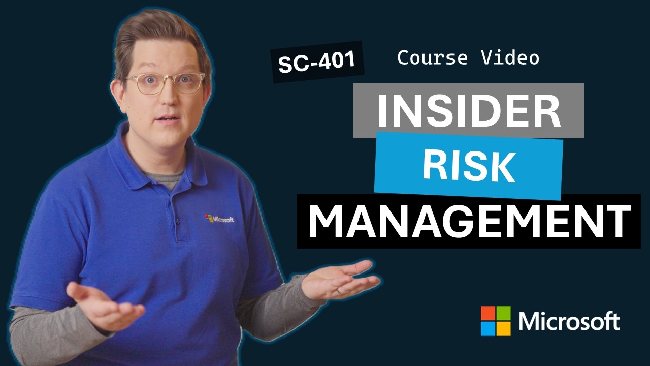 Внедрение и управление системой управления рисками для инсайдеров Microsoft Purview | SC-401 | Эп...