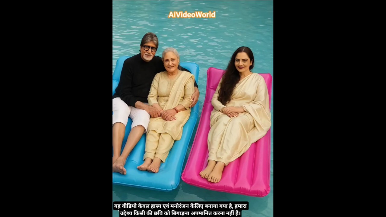 Amitabh,Jaya & Rekha Funny Ai video #amitabh#rekha#aivideo#funny#comedy#funnyvideo#viralvideo#trend