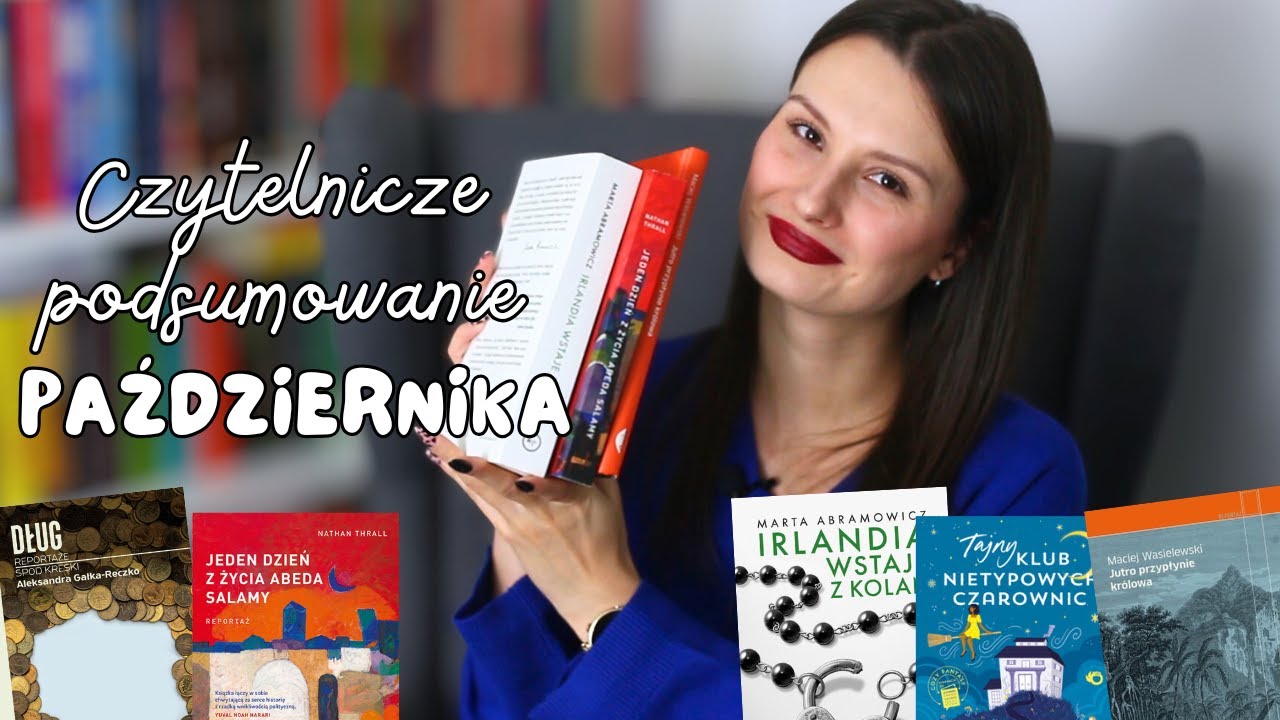 PAŹDZIERNIKOWY WRAP UP 📚 | Trochę reportaży i TOPKA ROKU? ⭐⭐⭐⭐⭐