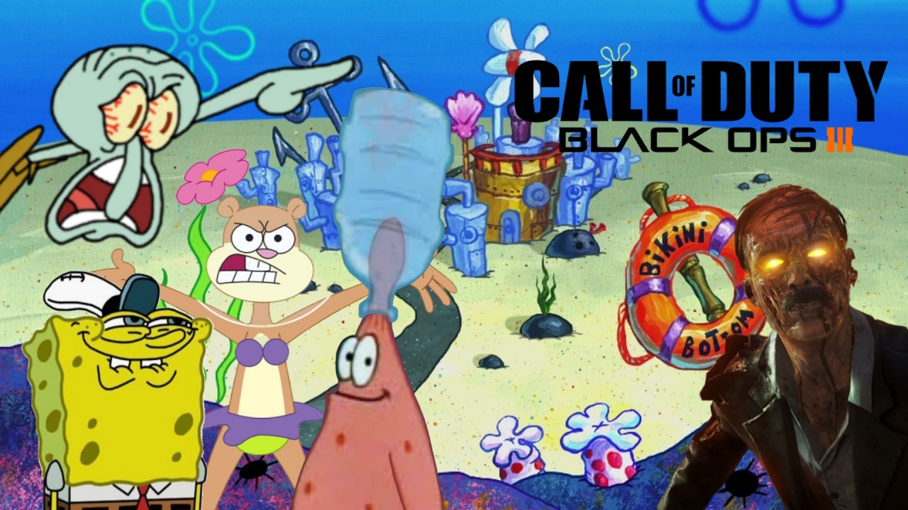 Black Ops III Zombies but it's Spongebob.