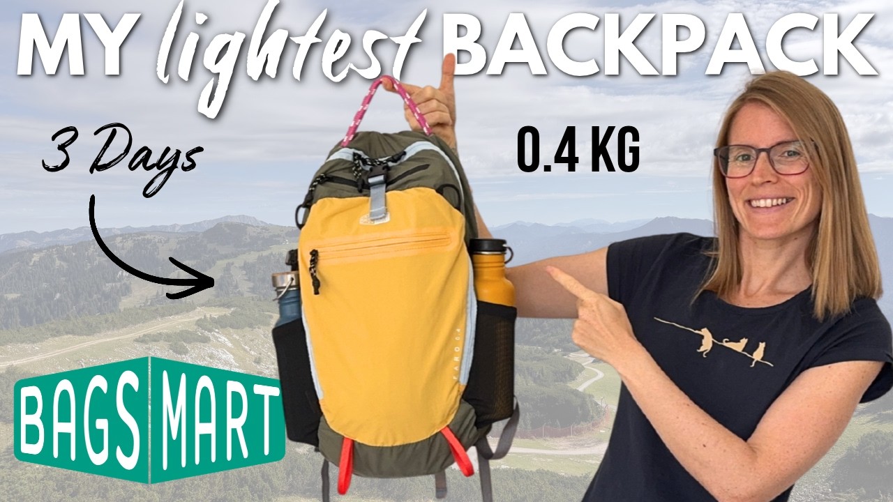 Minimalist Packing for Salzburg & Hiking 🎒 Bagsmart Faro Light Backpack