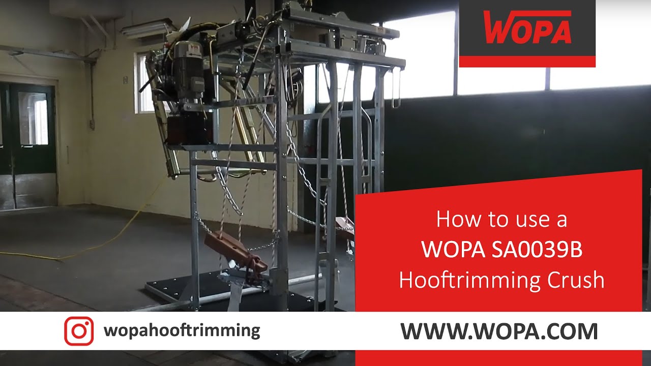 How to use a WOPA SA0039B Hooftrimming Crush