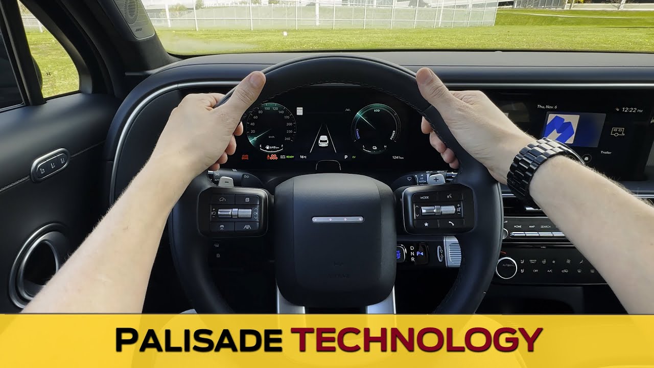 Steering Wheel, Cluster and HUD in the Hyundai Palisade (2026 model)