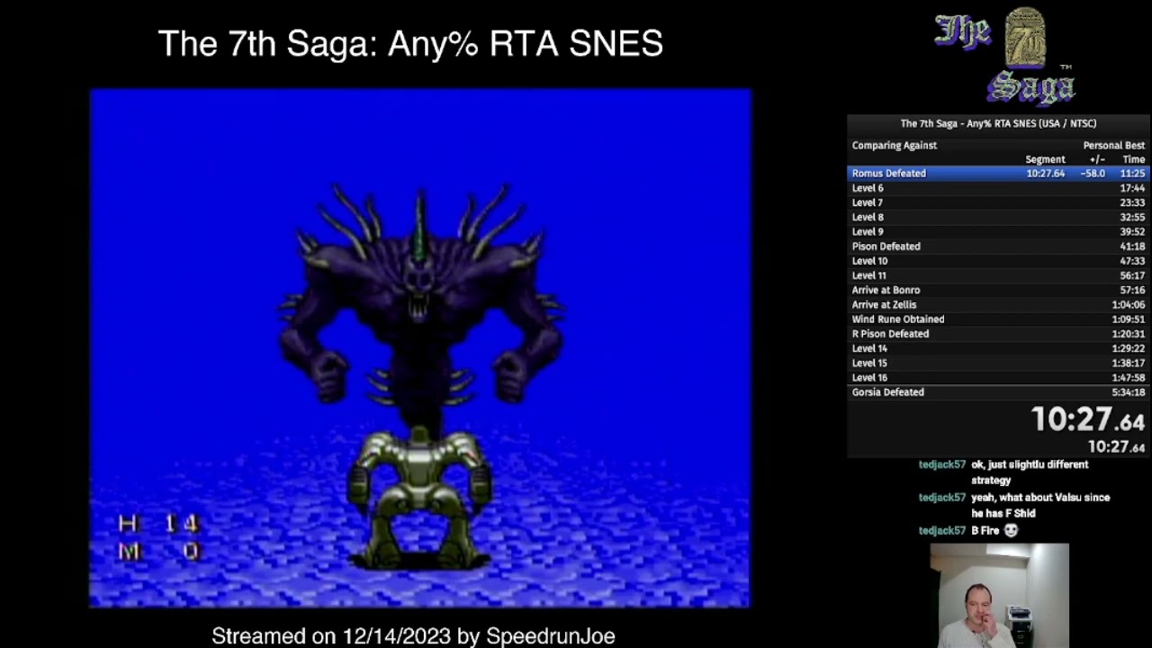 The 7th Saga Any% Speedrun with Lux and Lejes in 4:59:15 (PB, First Sub-5, Former SRC World Record)