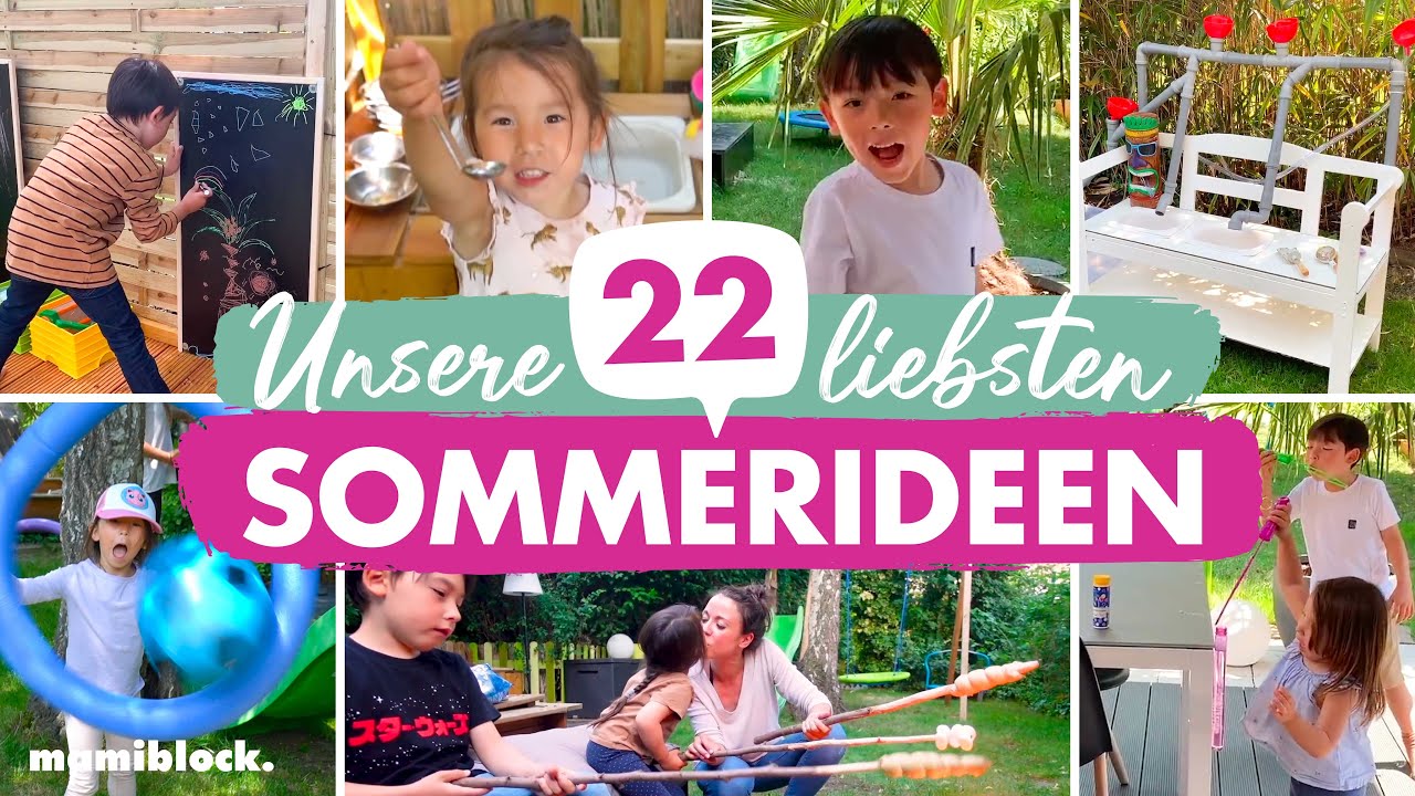 22 Ideen f&uuml;r die Sommerferien zu Hause | Sommerideen |