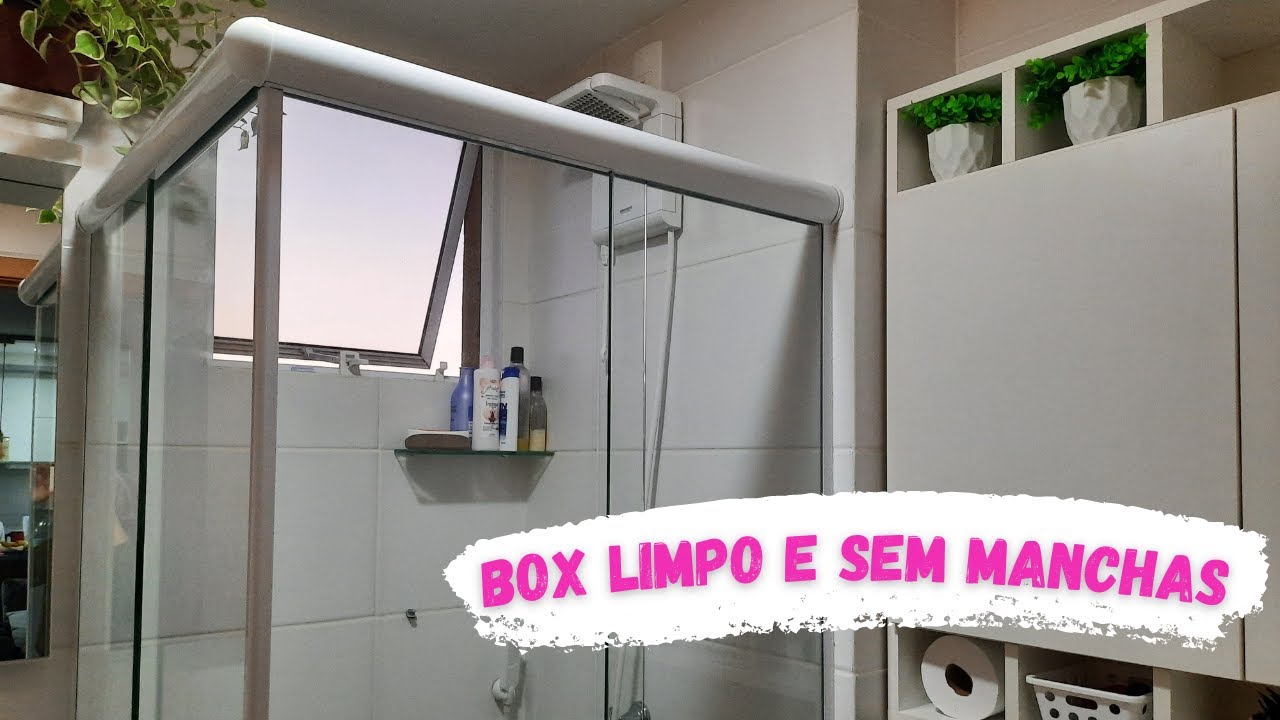 Como limpar box de banheiro a seco usando apenas um produto baratinho | Eliete Kehl