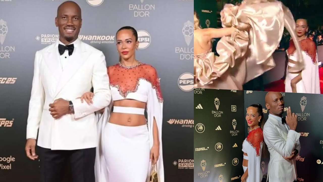 Didier Drogba et Gabrielle Lemaire ont illuminé la cérémonie du Ballon d’Or