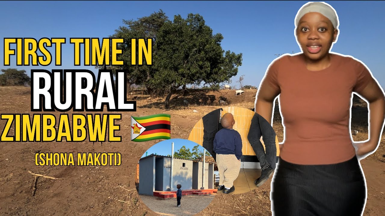 Впервые в гостях у мужа в сельской местности 🇿🇼 | Обязанности макоти и жизнь в деревне | Видеобло...