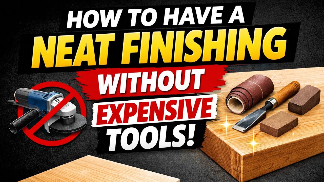 How to have a neat finishing without expensive tools as a tailor 