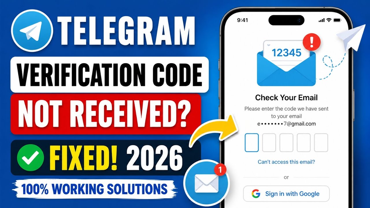 Что делать, если не приходит код подтверждения Telegram (2026) | Telegram OTP не работает