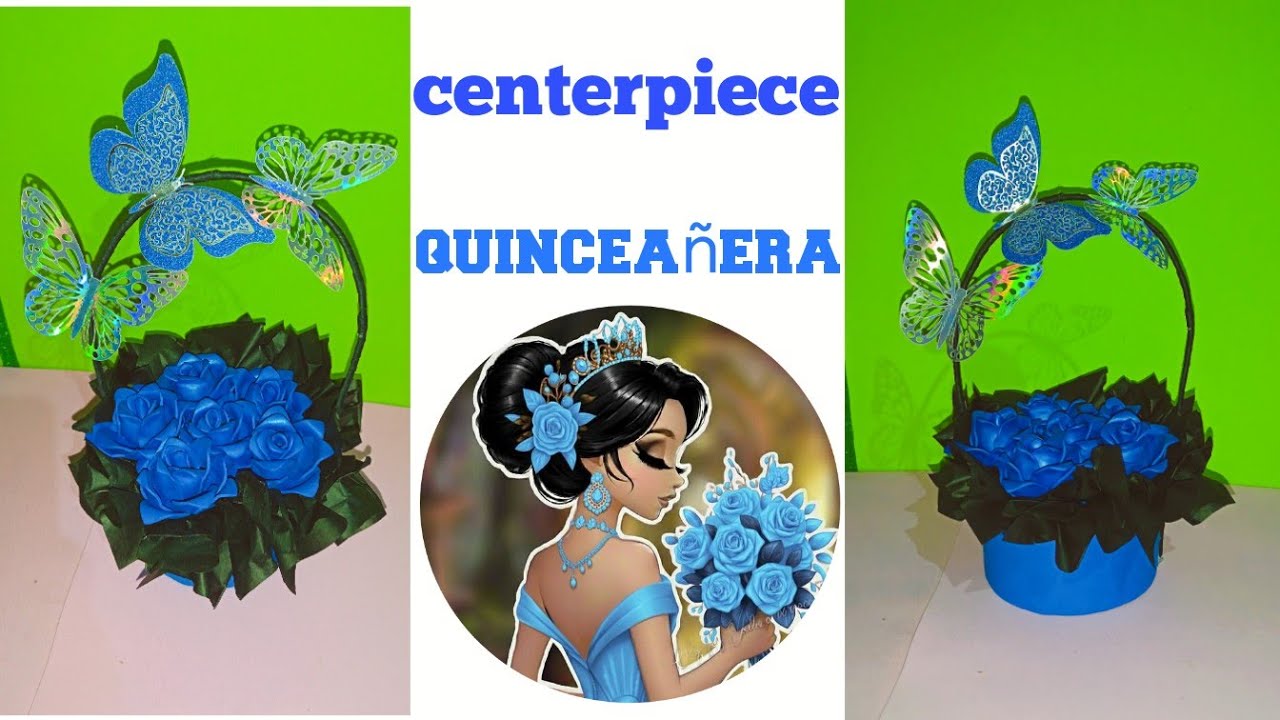 Centerpiece quinceañera/centro de mesa para 15 años #1million#centerpiece #15años #tutorial 