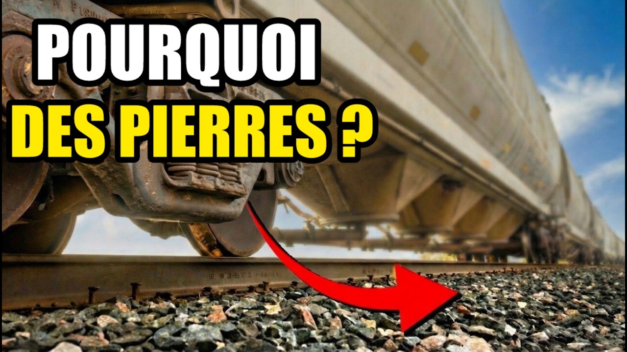 Pourquoi y a-t-il des PIERRES sur les VOIES FERRÉES ?!