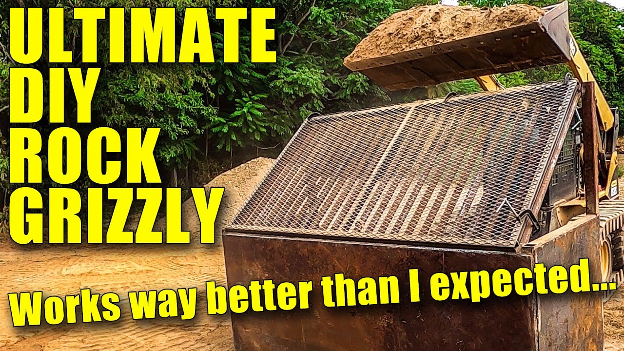 ULTIMATE DIY ROCK GRIZZLY FOR SIFTING TOPSOIL | IT WORKS!!