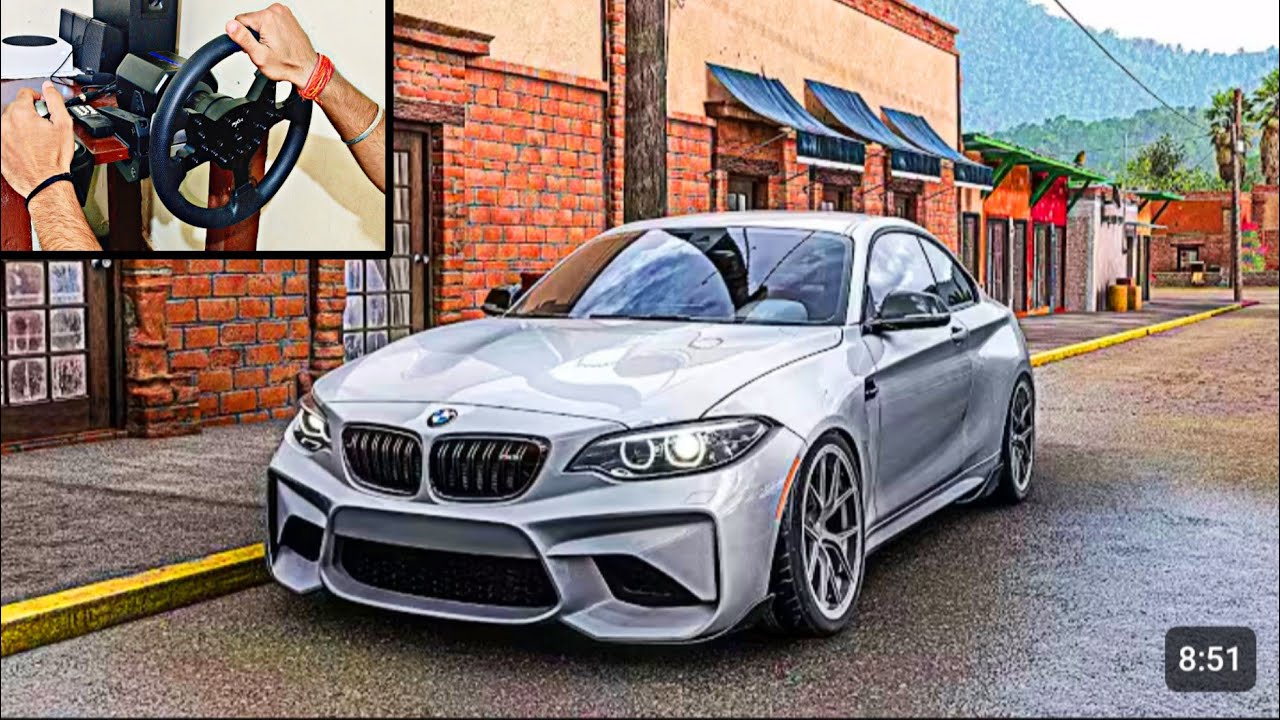 BMW M2 Coupe - Forza Horizon 5 - PXN V99 Steering wheel Gameplay