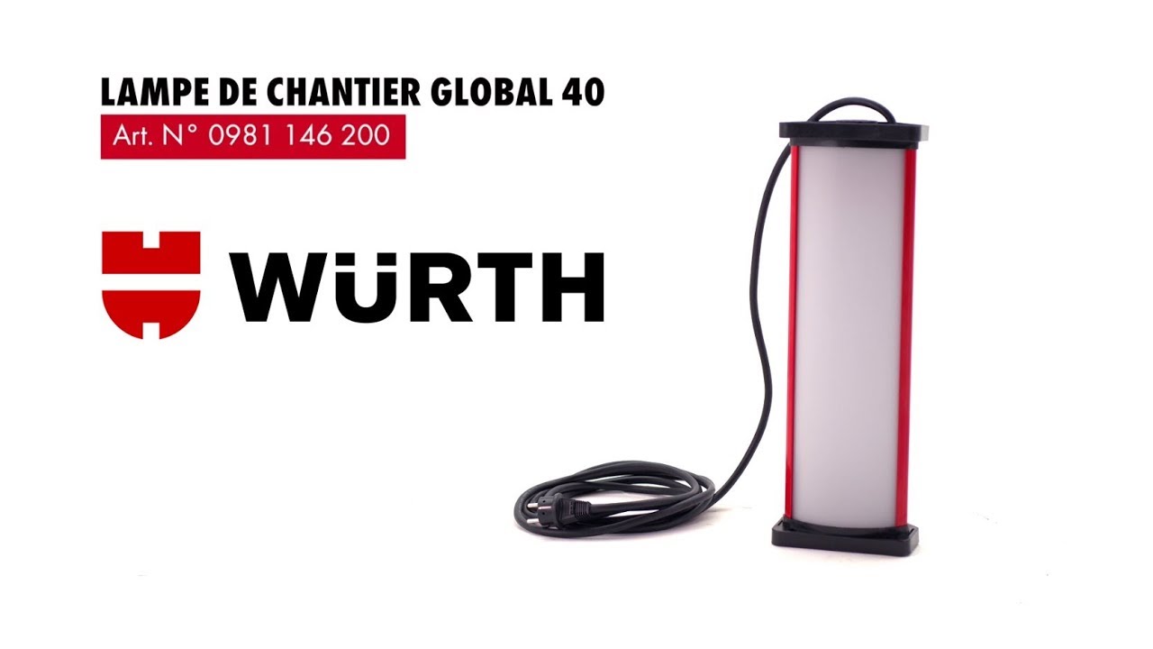 Lampe de chantier GLOBAL 40 - Würth