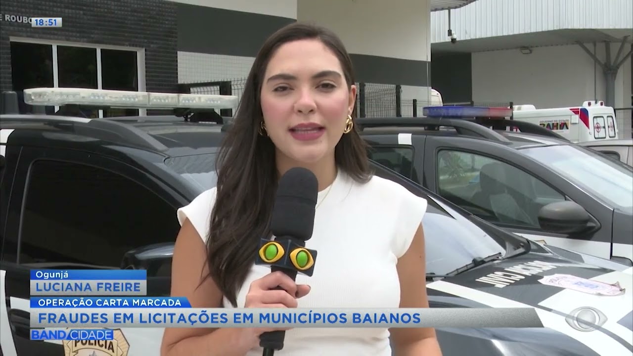 Fraudes em licitações de municípios baianos - Band Cidade