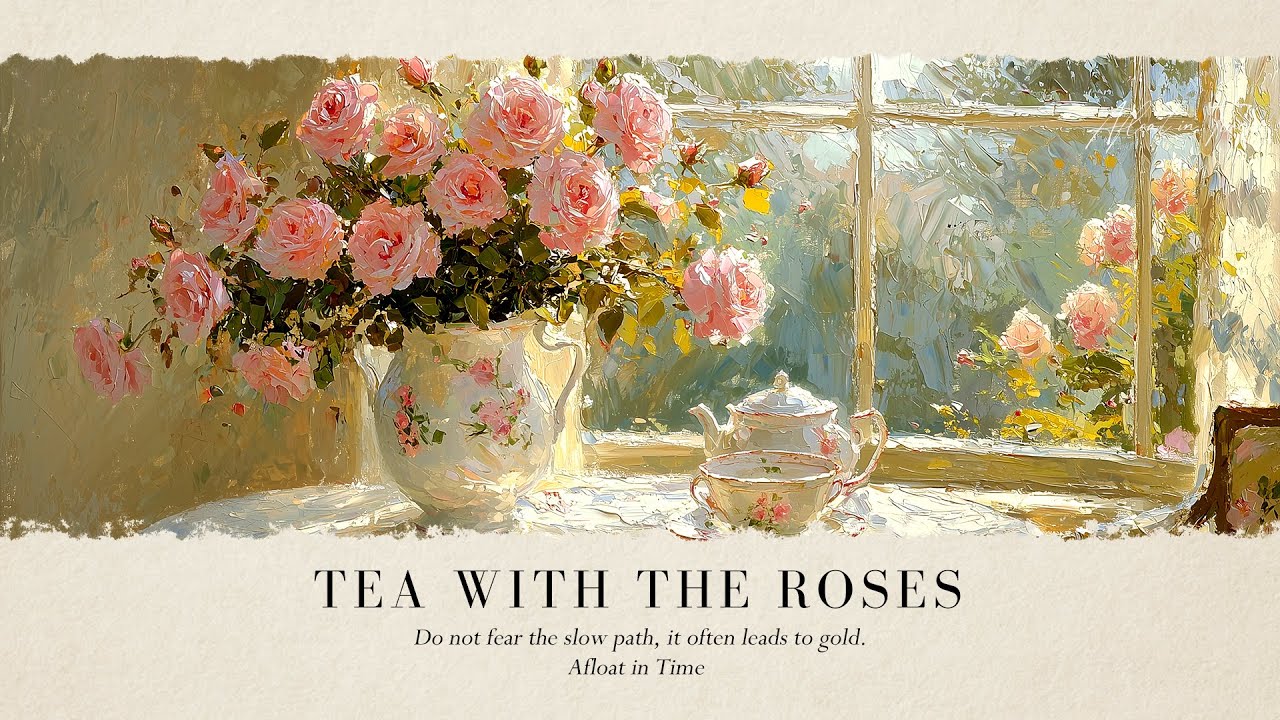 🌹 Tea with the Roses | Peaceful Piano Music for Relaxation, Focus, Reading, Study & Inner Calm