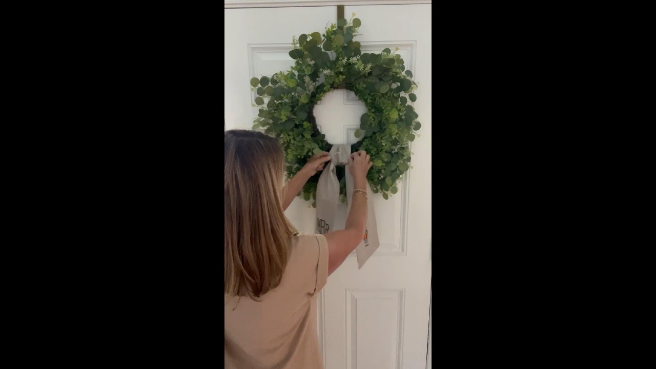 How To Tie a Wreath Sash 4 Ways