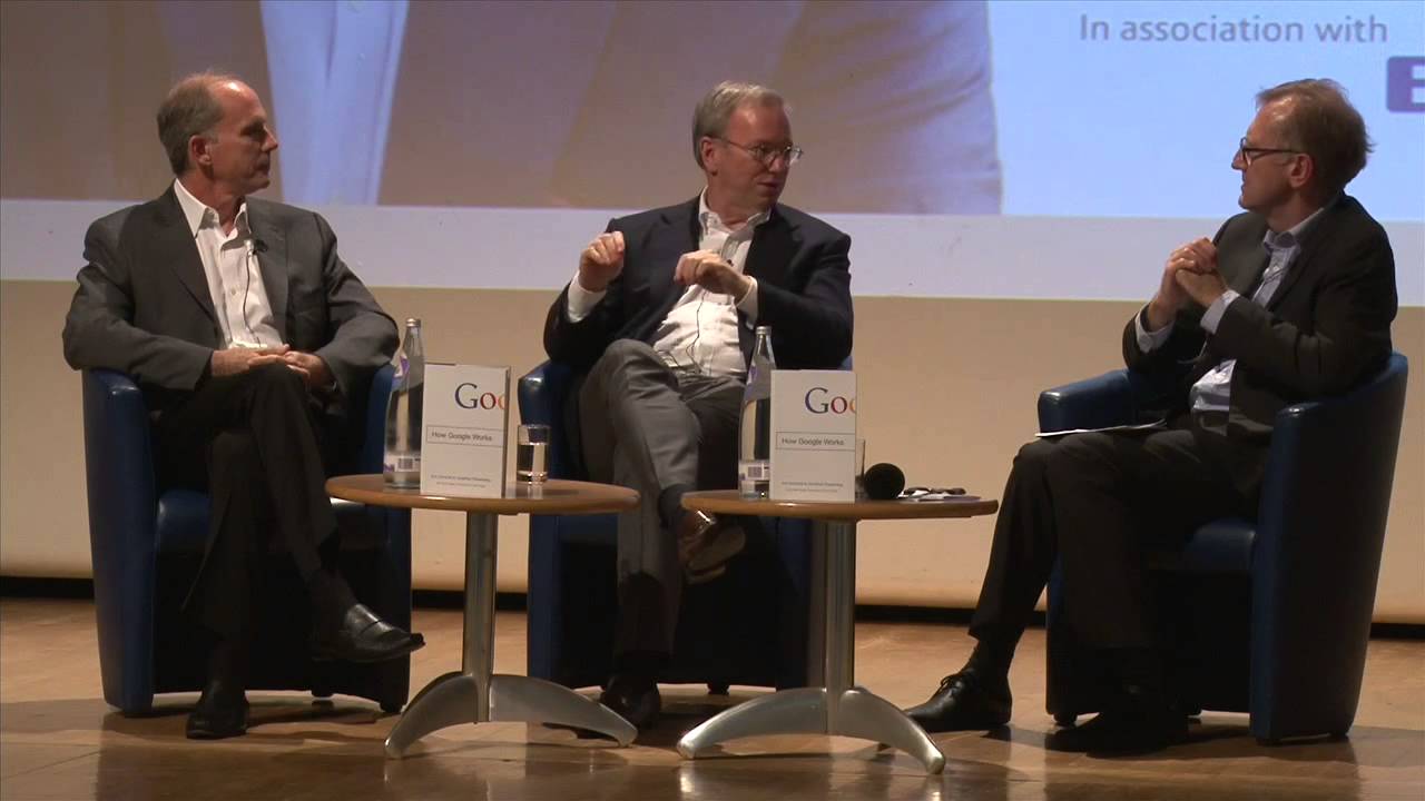 FT Weekend Interview Series 2014 - Eric Schmidt and Jonathan Rosenberg