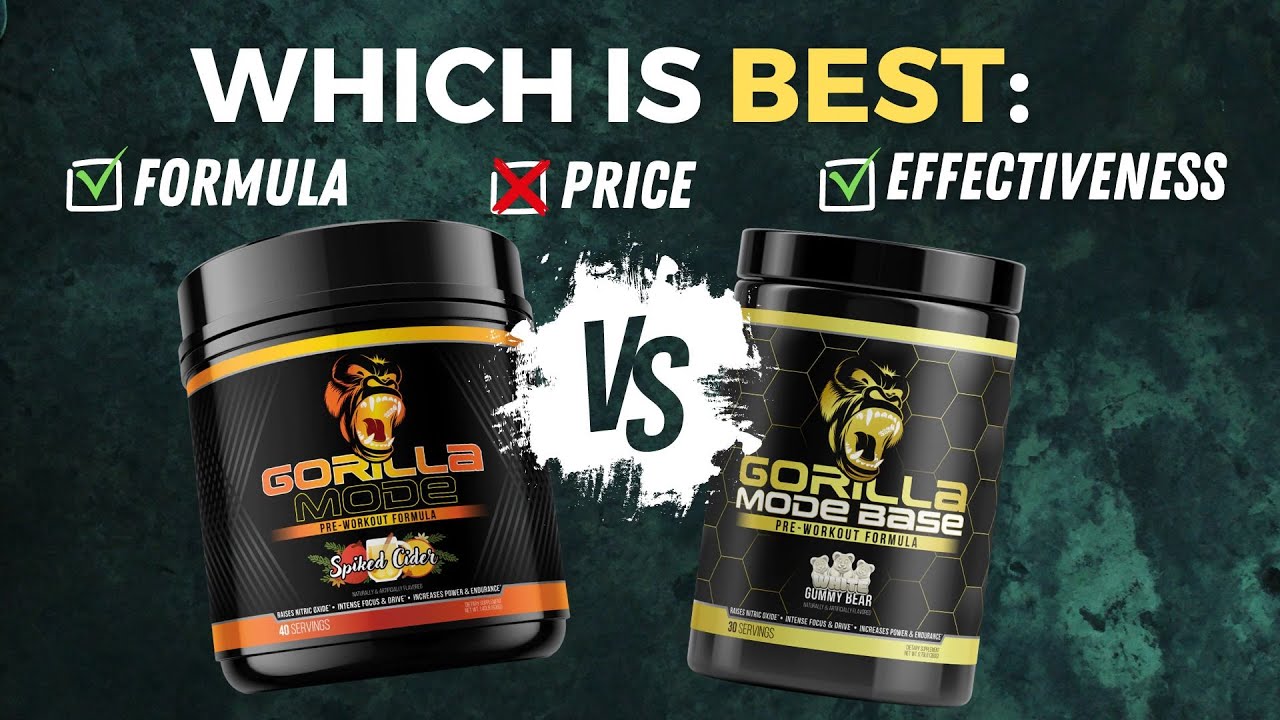 Gorilla Mode против Gorilla Mode Base | Что лучше за свои деньги? | Предтренировочный комплекс Go...