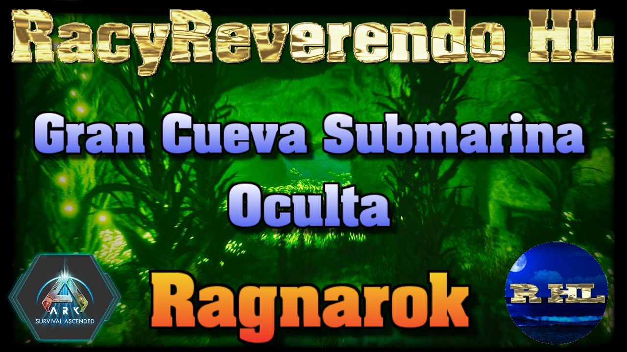 ✅Ubicacion Gran Cueva Submarina Oculta en Ragnarok Ark Survival Ascended.🌏