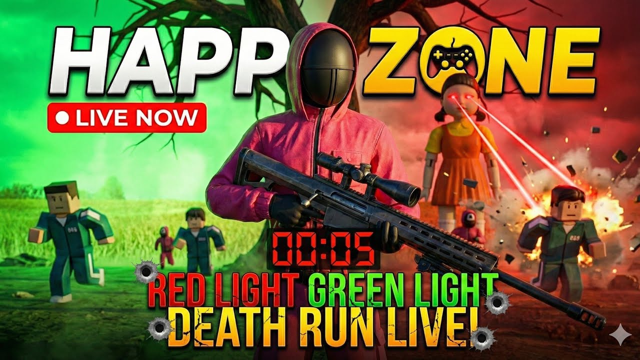 RED LIGHT🔴 GREEN LIGHT 🟢 Death Run Gameplay | Squid Game Action #game #live