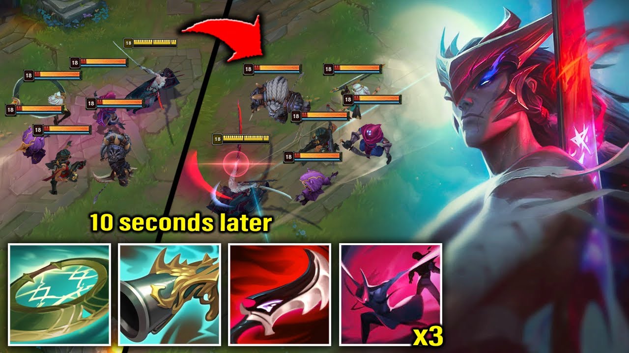 YONE BUT I BUILD AXIOM ARC AND ULT 3 TIMES PER FIGHT! (37 KILLS, TRIPLE ULT PLAYS)