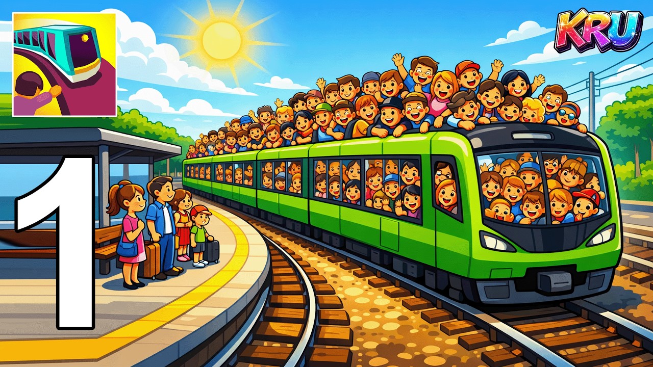 🚄Train Taxi Walkthrough Part 1 - Level 1-18 (Gameplay iOS, Android)