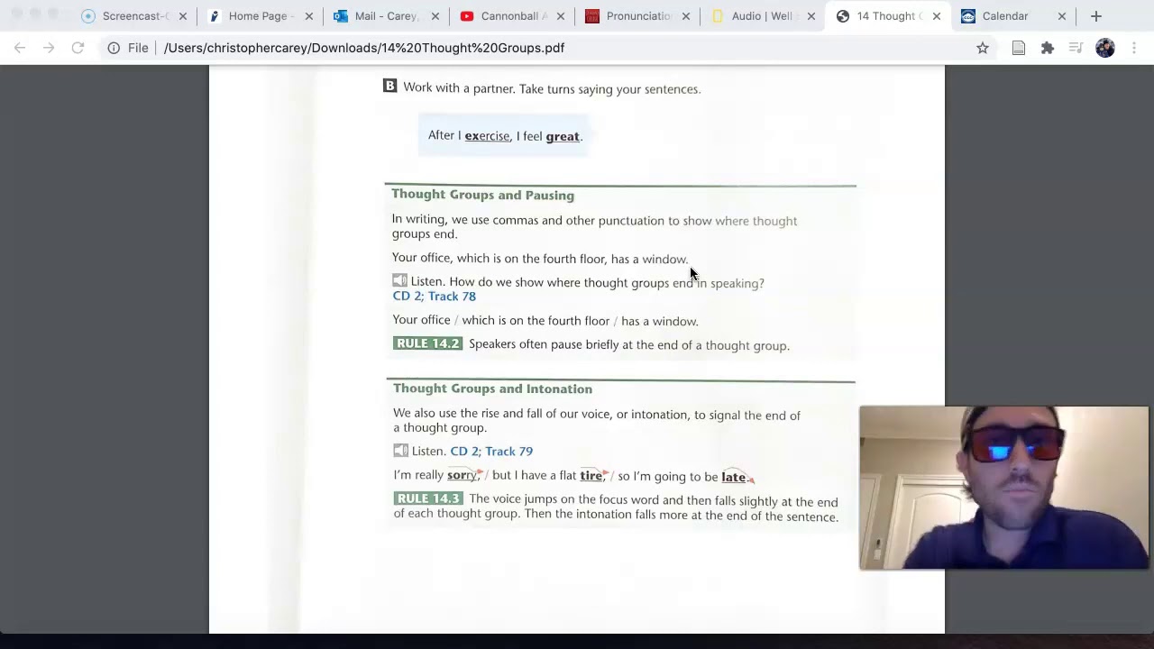Pro Tip: Thoughts Groups and Pausing/Intonation