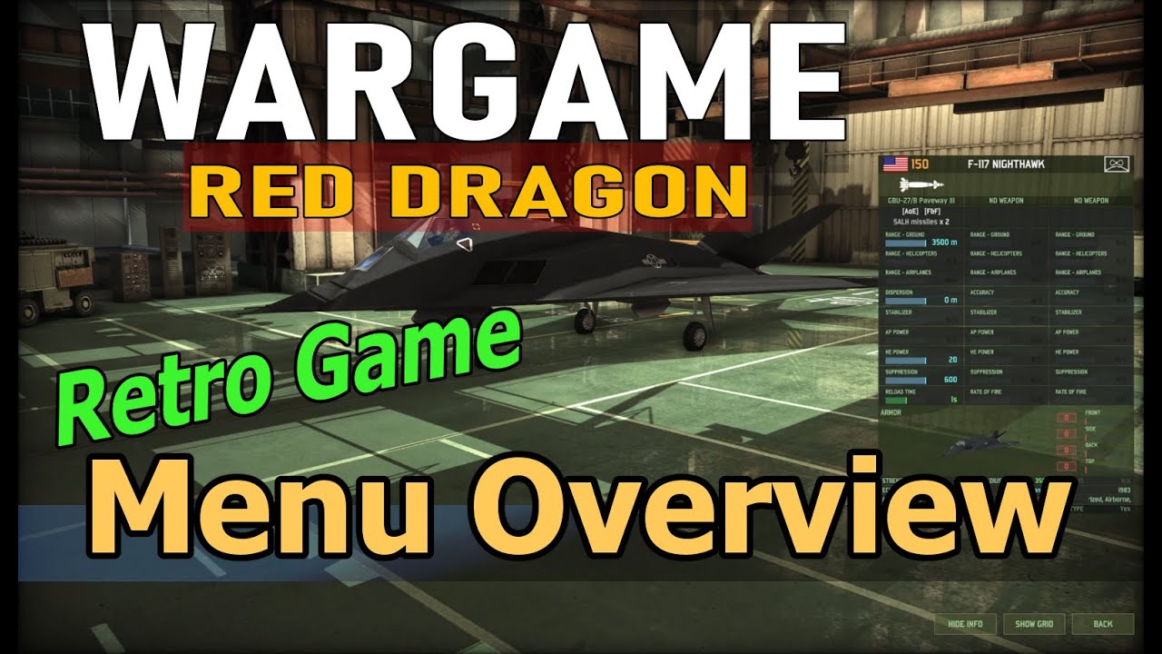 Retro Look at Menus and Deck building | Wargame: Red Dragon (Cold War Era Military RTS themed game)