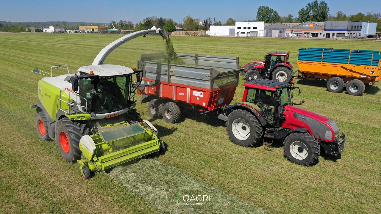 🤓ENSILAGE D'HERBE 2020 | TEAM VALTRA & JAGUAR 950 !🍀