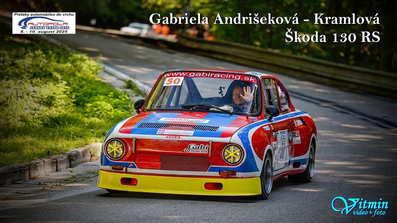 Škoda 130 RS - Gabriela Andrišeková-Kramlová - Jankov Vŕšok 2025