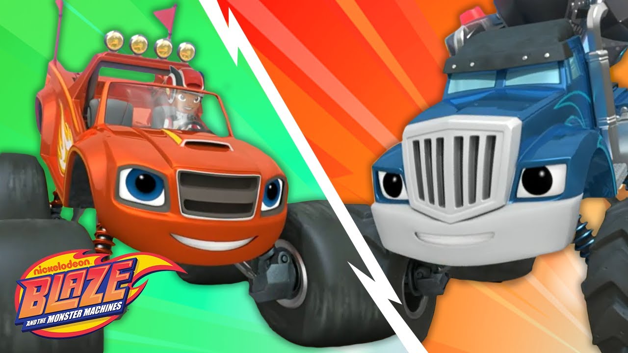 Best of Blaze vs. Crusher #2! | Blaze and the Monster Machines