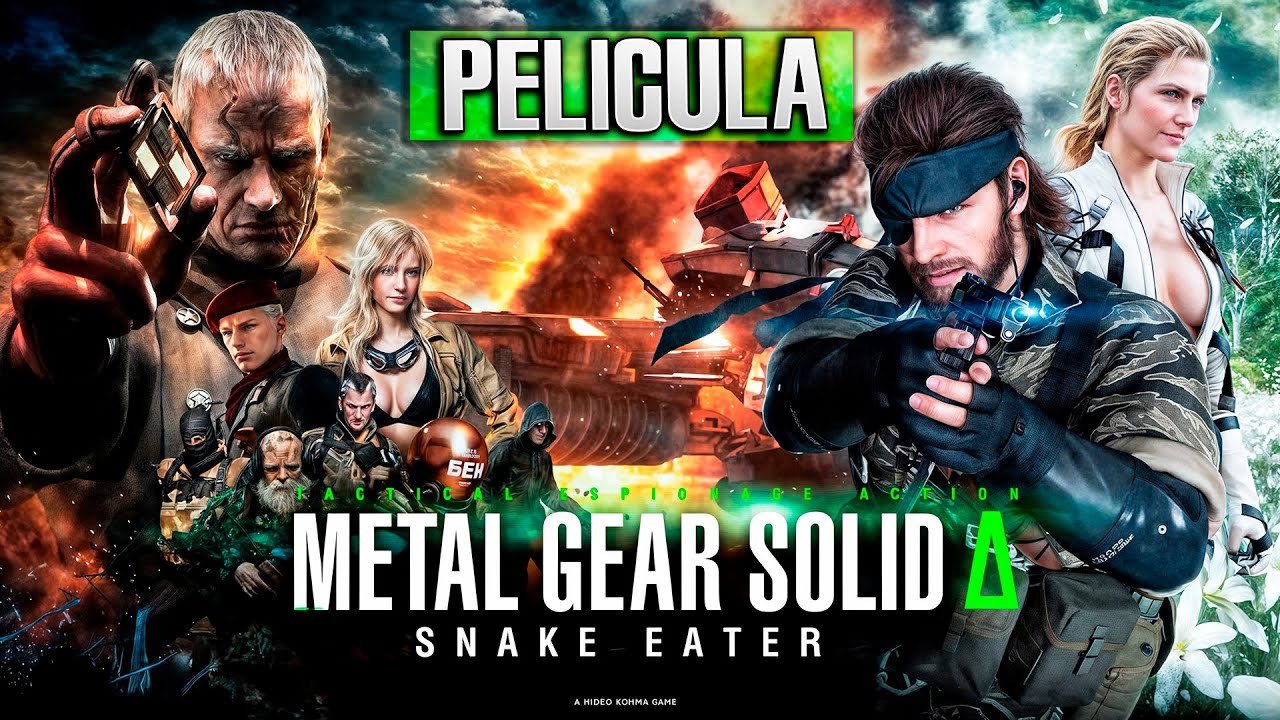 METAL GEAR SOLID DELTA Historia Completa en Español (4K 60FPS) | Pelicula MGS3 Remake
