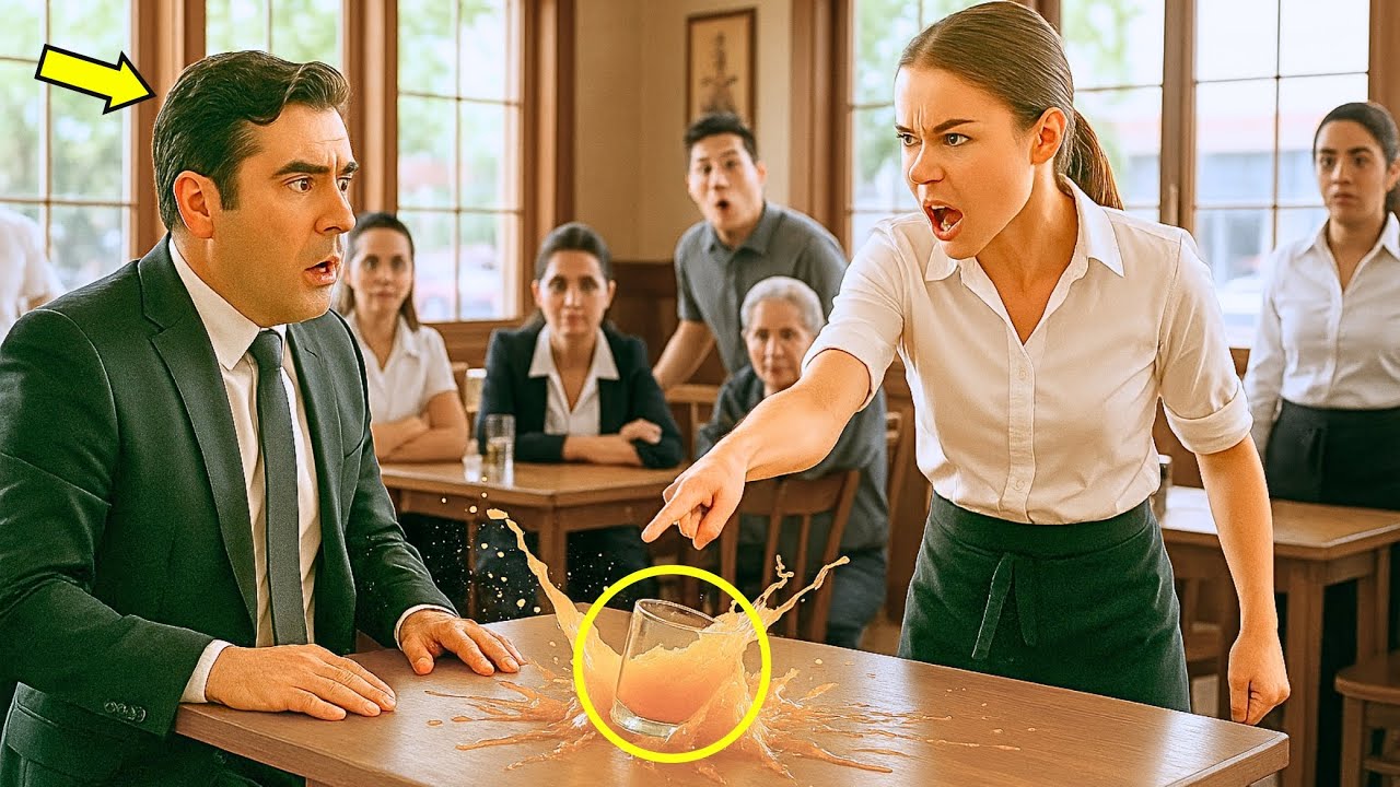 TODOS LE TENÍAN MIEDO AL MILLONARIO… HASTA QUE LA MESERA LO CALLÓ FRENTE A TODOS