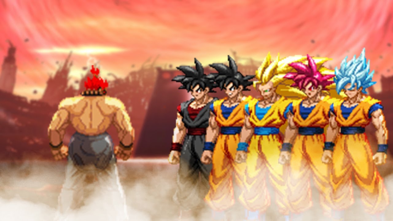 Turbo Gouki Akuma Parried Every Goku from Every Universe -- Unbelievable!