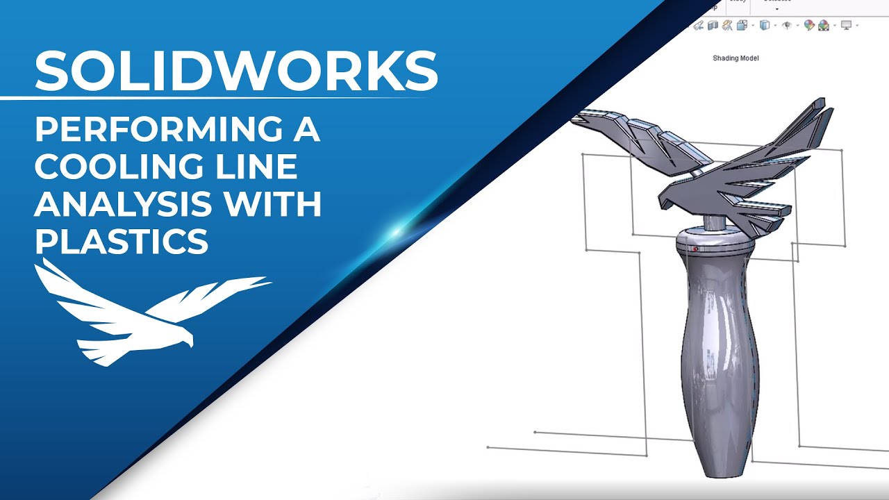 Performing A Cooling Line Analysis with SOLIDWORKS Plastics
