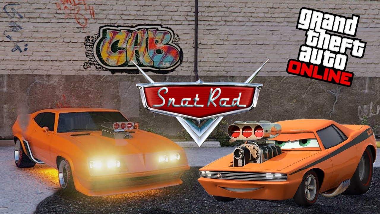GTA 5 Online: How To Make Snotrod From Disney Pixar Cars!