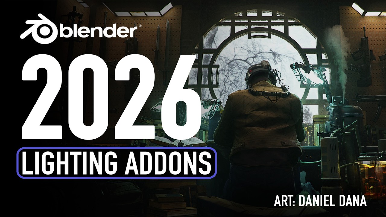 Blender Lighting Addons You Need In 2026! - Studio (Sound Fixed)