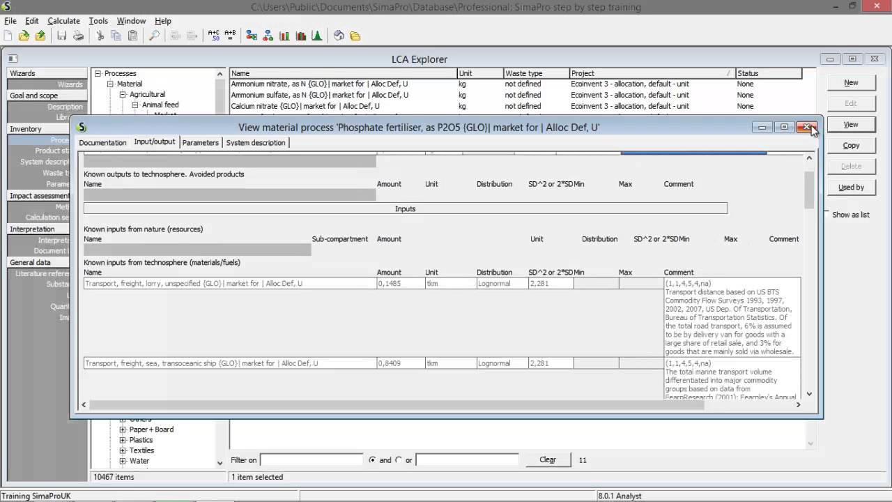 LCA with Simapro 8: Tutorial 4