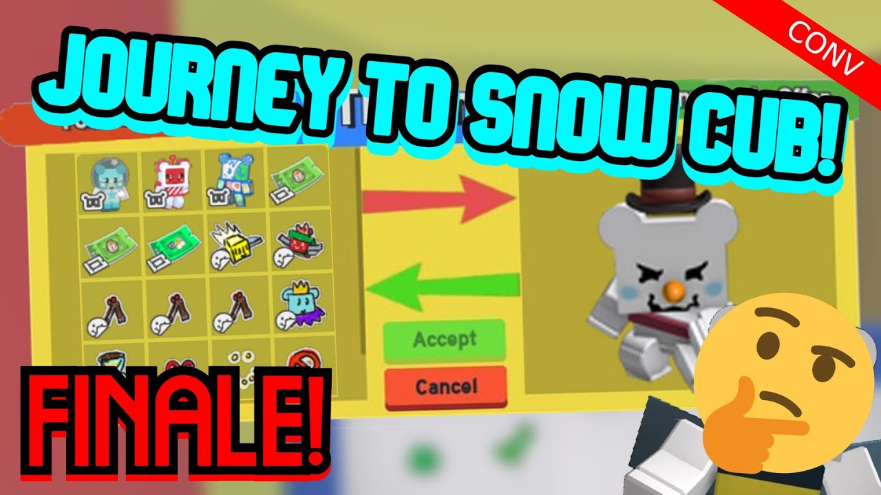 📈Bee Swarm Simulator TRADING MONTAGE! 🐻 Journey to SNOW CUB! FINALE!| Bee Swarm Simulator Trade